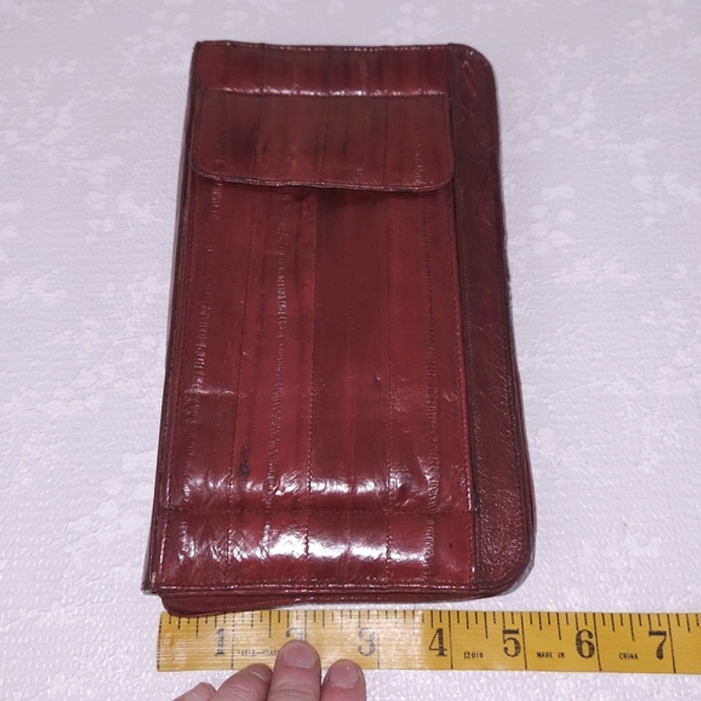 Vintage EEL Skin Clutch - Picture 15 of 16